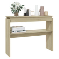 Produktbild för Avlastningsbord sonoma ek 102x30x80 cm konstruerat trä