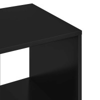 Produktbild för Garderob svart 80x40x110 cm konstruerat trä