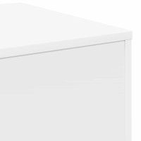 Produktbild för Sidobord 3 st vitt konstruerat trä