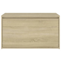 Produktbild för Hallbänk 80x40x45 cm sonoma-ek konstruerat trä