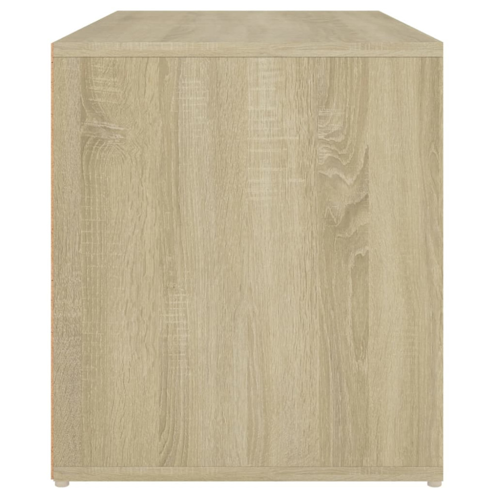 Produktbild för Hallbänk 80x40x45 cm sonoma-ek konstruerat trä