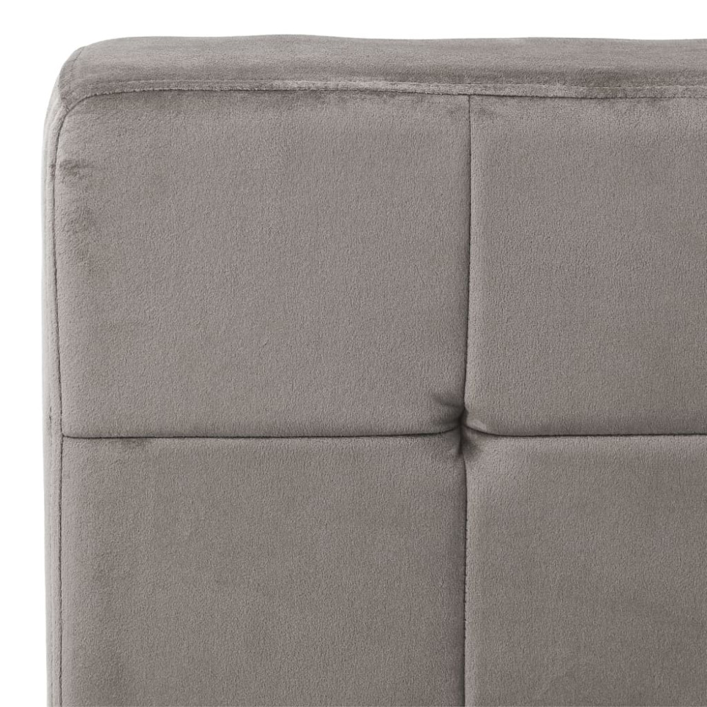 Produktbild för Avkopplingsstol 65x79x87 cm ljusgrå sammet