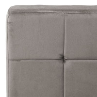Produktbild för Avkopplingsstol 65x79x87 cm ljusgrå sammet