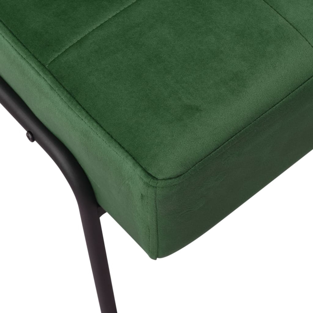 Produktbild för Avkopplingsstol 65x79x87 cm mörkgrön sammet