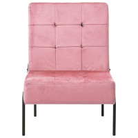 Produktbild för Avkopplingsstol 65x79x87 cm rosa sammet