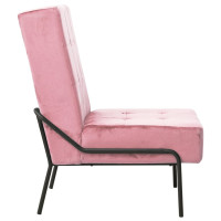 Produktbild för Avkopplingsstol 65x79x87 cm rosa sammet