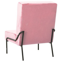 Produktbild för Avkopplingsstol 65x79x87 cm rosa sammet