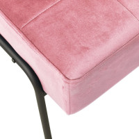 Produktbild för Avkopplingsstol 65x79x87 cm rosa sammet