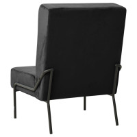 Produktbild för Avkopplingsstol 65x79x87 cm svart sammet