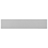 Produktbild för Gångmatta ljusgrå 50x250 cm
