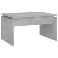 Produktbild för Soffbord betonggrå 68x50x38 cm konstruerat trä