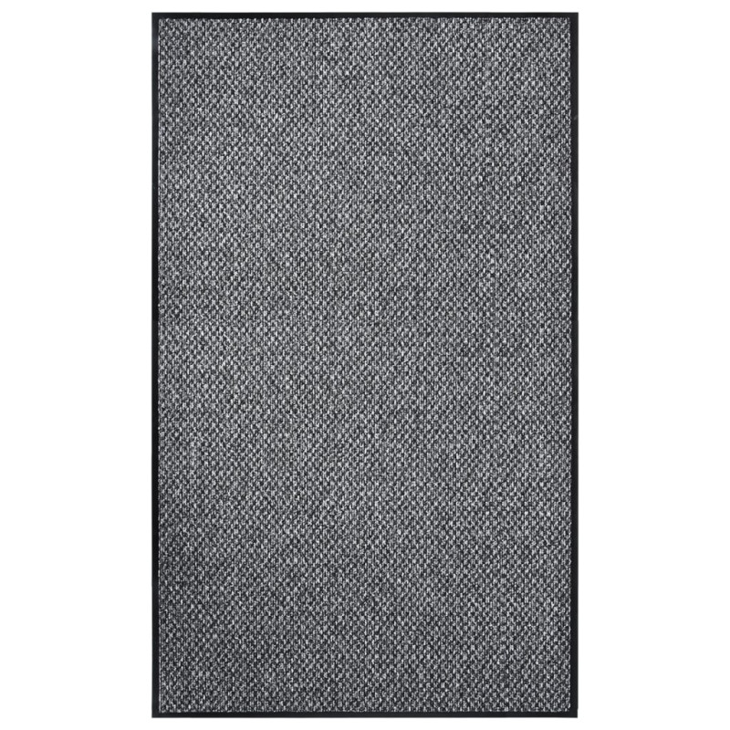 Produktbild för Dörrmatta grå 90x150 cm