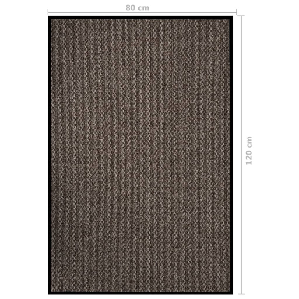 Produktbild för Dörrmatta beige 80x120 cm