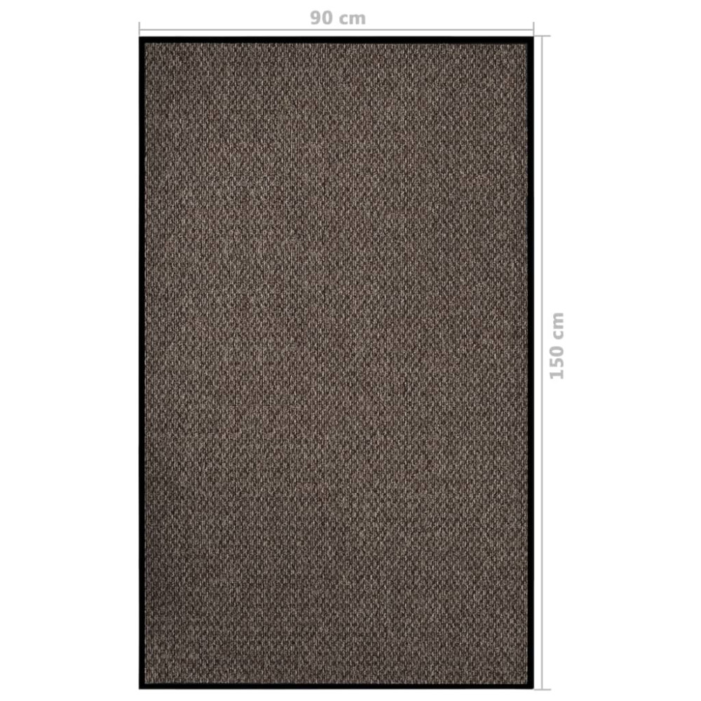 Produktbild för Dörrmatta beige 90x150 cm