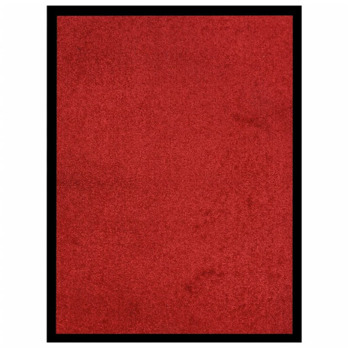 vidaXL Dörrmatta röd 60x80 cm