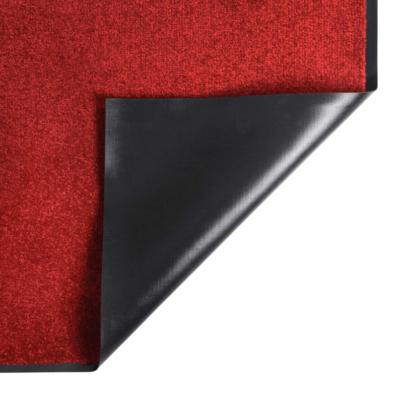 Produktbild för Dörrmatta röd 80x120 cm