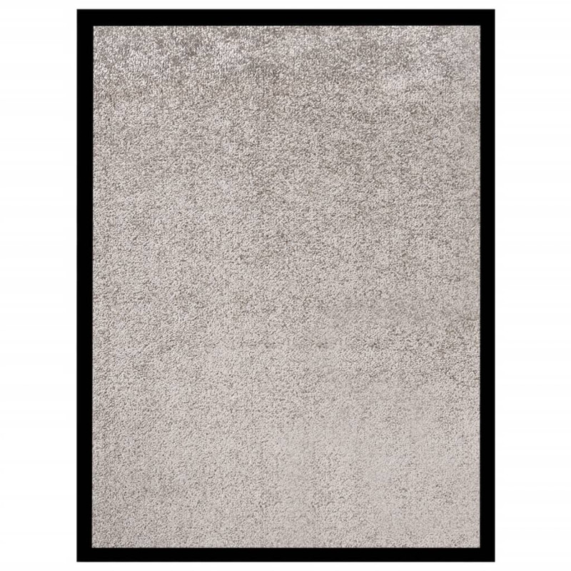 Produktbild för Dörrmatta grå 40x60 cm