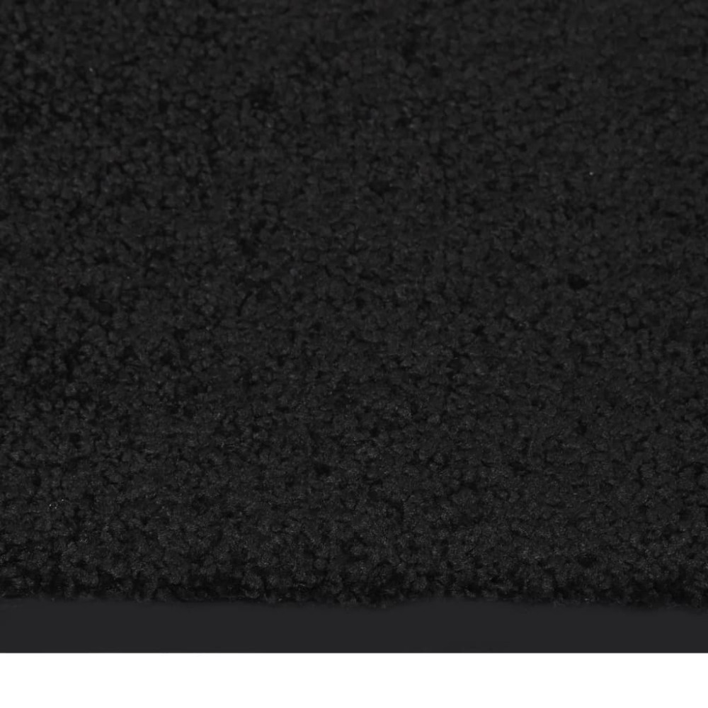 Produktbild för Dörrmatta svart 60x80 cm