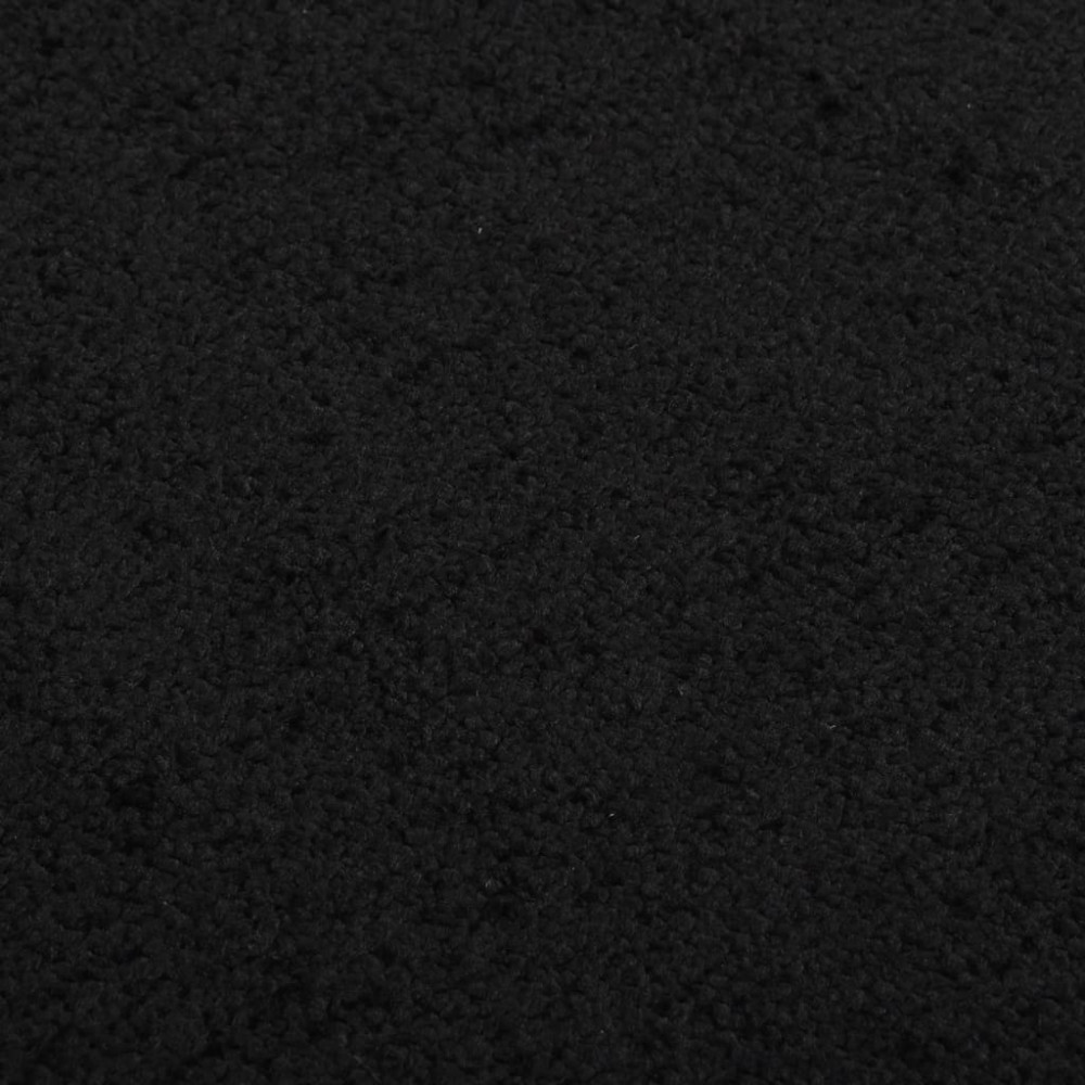 Produktbild för Dörrmatta svart 60x80 cm