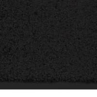 Produktbild för Dörrmatta svart 80x120 cm