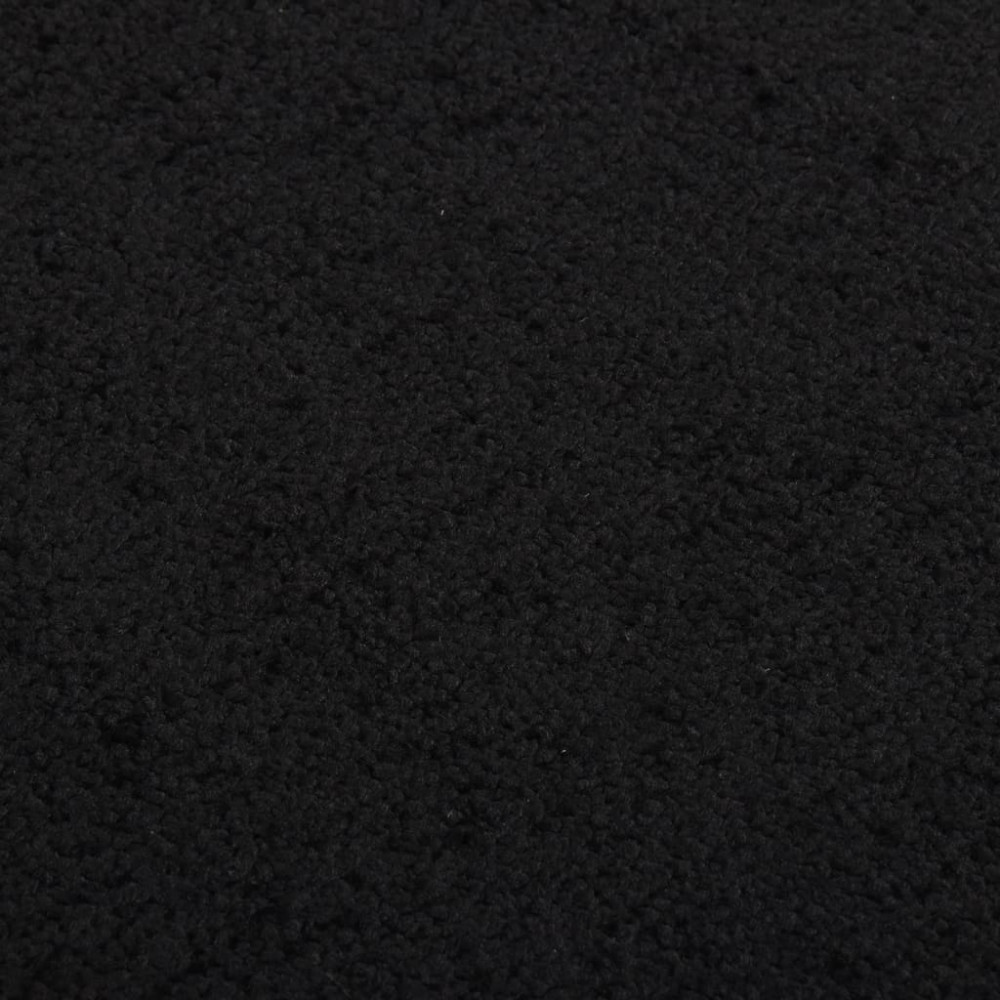 Produktbild för Dörrmatta svart 80x120 cm