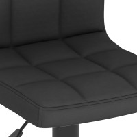 Produktbild för Barstol svart tyg