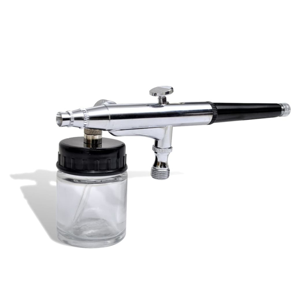 Produktbild för Airbrush Set med glasburk 0,2 / 0,3 / 0,5 mm munstycken