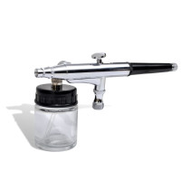 Produktbild för Airbrush Set med glasburk 0,2 / 0,3 / 0,5 mm munstycken