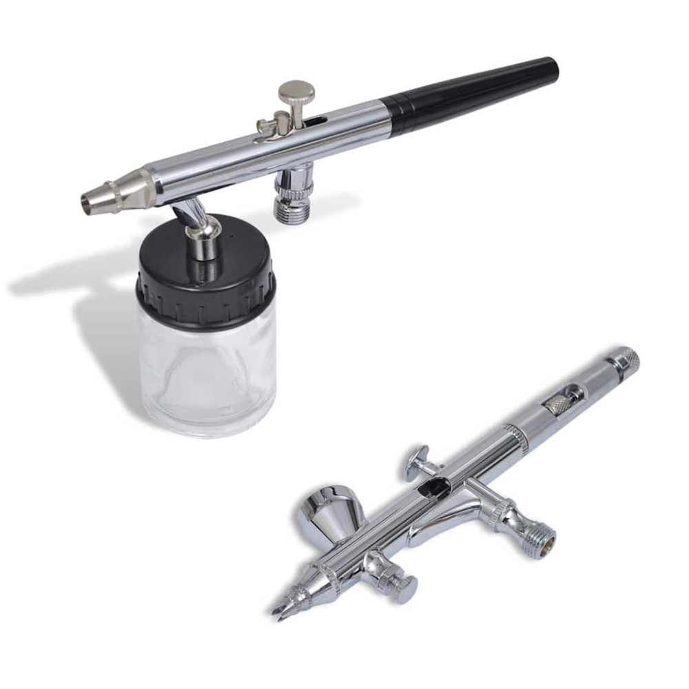 Produktbild för Airbrush Set med 2 sprutpistoler