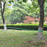 Produktbild för Slackline 15 m x 50 mm 150 kg grön