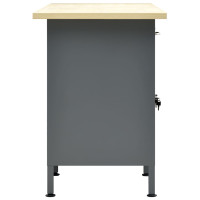 Produktbild för Arbetsbänk svart 160x60x85 cm stål