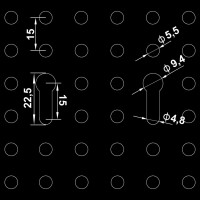 Produktbild för Arbetsbänk med tre väggpaneler och ett skåp