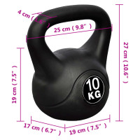 Produktbild för Kettlebell 10 kg