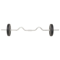 Produktbild för Skivstång och hantlar set 30 kg