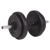 Produktbild för Skivstång och hantlar set 90 kg