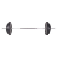 Produktbild för Skivstång och hantlar set 90 kg