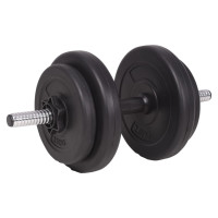 Produktbild för Skivstång och hantlar set 90 kg