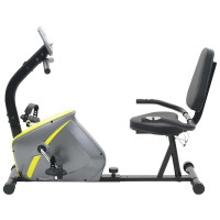 Produktbild för Liggande motionscykel magnetisk drift och pulsmätning