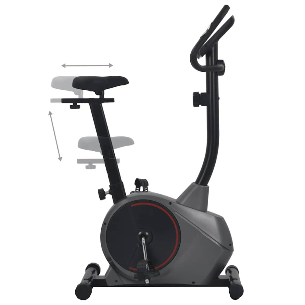 Produktbild för Motionscykel magnetiskt motstånd och pulsmätning