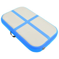 Miniatyr av produktbild för Uppblåsbar gymnastikmatta med pump 60x100x10 cm PVC blå