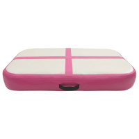 Miniatyr av produktbild för Uppblåsbar gymnastikmatta med pump 60x100x20 cm PVC rosa