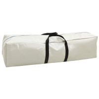 Produktbild för Uppblåsbar gymnastikmatta med pump 400x100x20 cm PVC blå