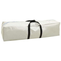 Produktbild för Uppblåsbar gymnastikmatta med pump 500x100x20 cm PVC blå