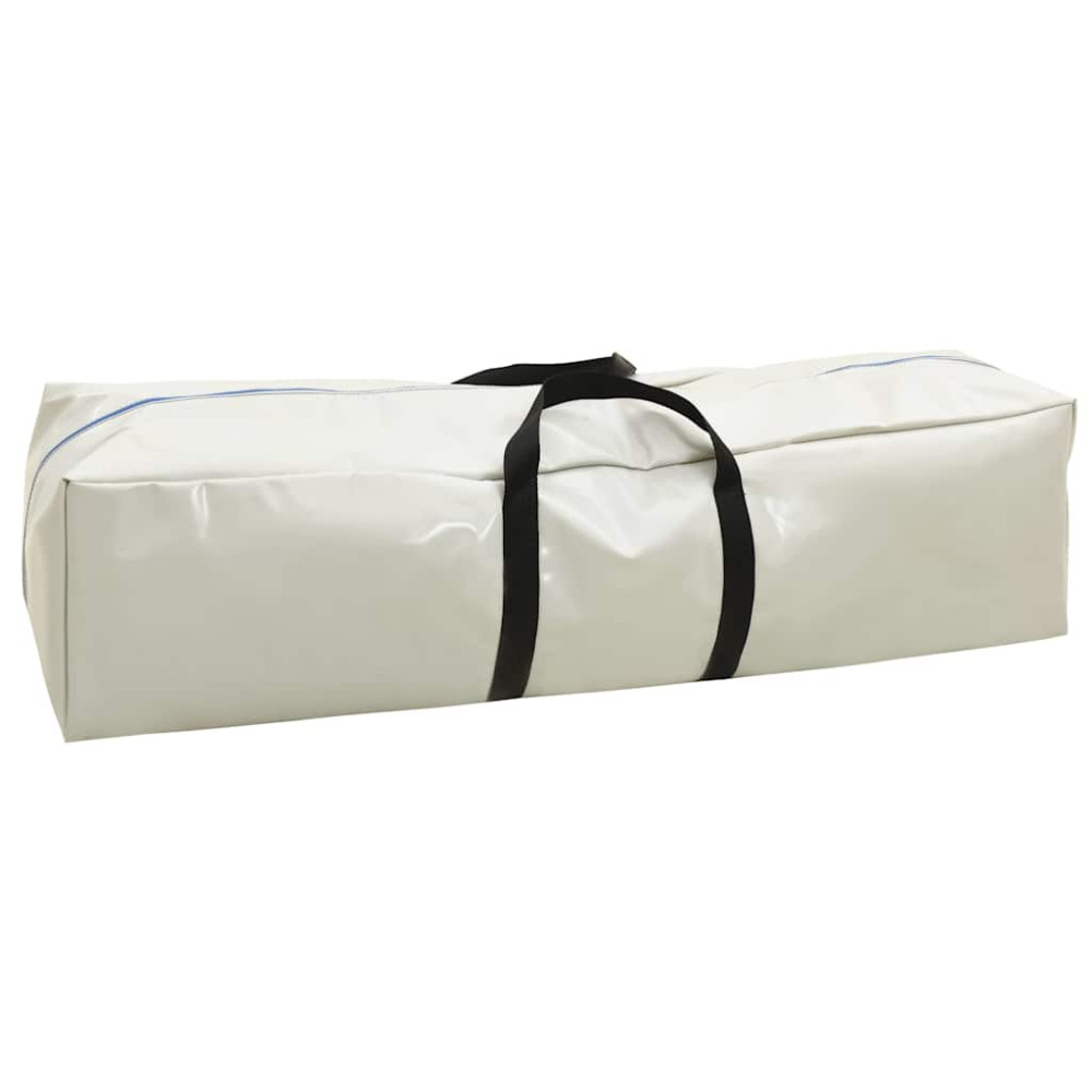 Produktbild för Uppblåsbar gymnastikmatta med pump 500x100x20 cm PVC grön