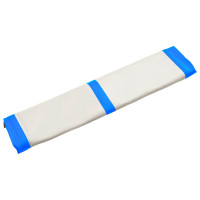Produktbild för Uppblåsbar gymnastikmatta med pump 200x200x10 cm PVC blå