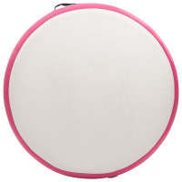 Produktbild för Uppblåsbar gymnastikmatta med pump 100x100x20 cm PVC rosa