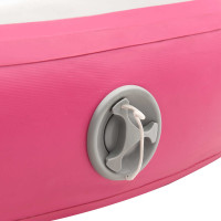 Produktbild för Uppblåsbar gymnastikmatta med pump 100x100x20 cm PVC rosa