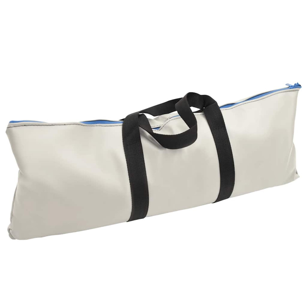 Produktbild för Uppblåsbar gymnastikmatta med pump 100x100x20 cm PVC grön