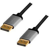 Miniatyr av produktbild för DisplayPort-kabel 4K/60Hz Aluminium 1m