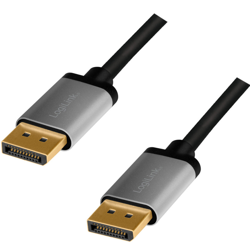 Produktbild för DisplayPort-kabel 4K/60Hz Aluminium 2m